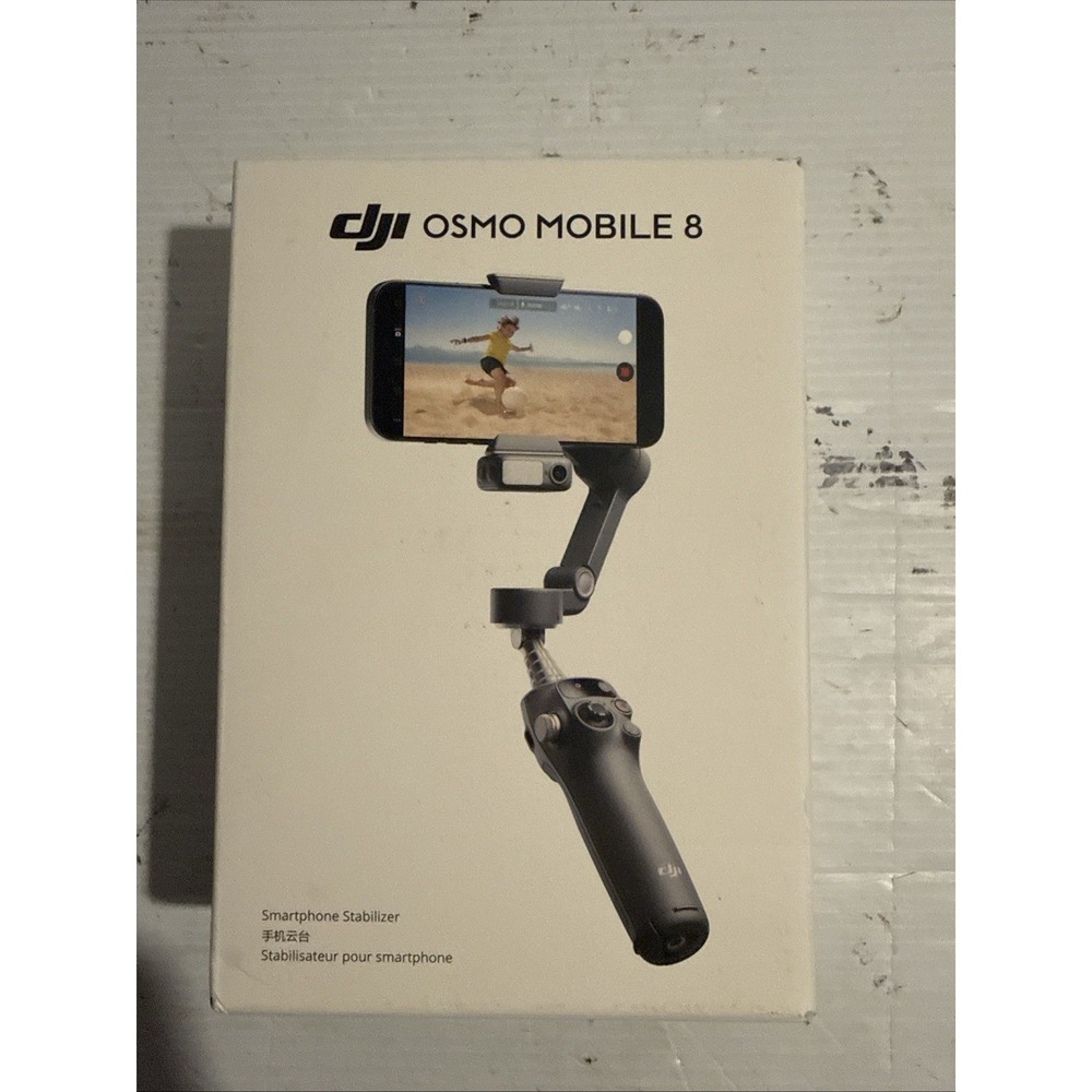 DJI Osmo Mobile 8 Gimbal Stabilizer for Phone 3-Axis Stabilization Black *NEW*